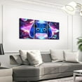 thumbnail image 3 of Gaming Wall Art for Living Room Neon Honeycomb Gamer Poster Prints Video Game Consoles Red Hexagon Lights 3 Picture Sets Wall Decor,Kids Bedroom Decor, 3 of 6