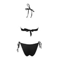 thumbnail image 6 of XIYON Women's One Piece Swimsuit Solid Color Swimsuit Tie Side Monokini Style Bathing Suit For Women Beach Vacation 2026, 6 of 6