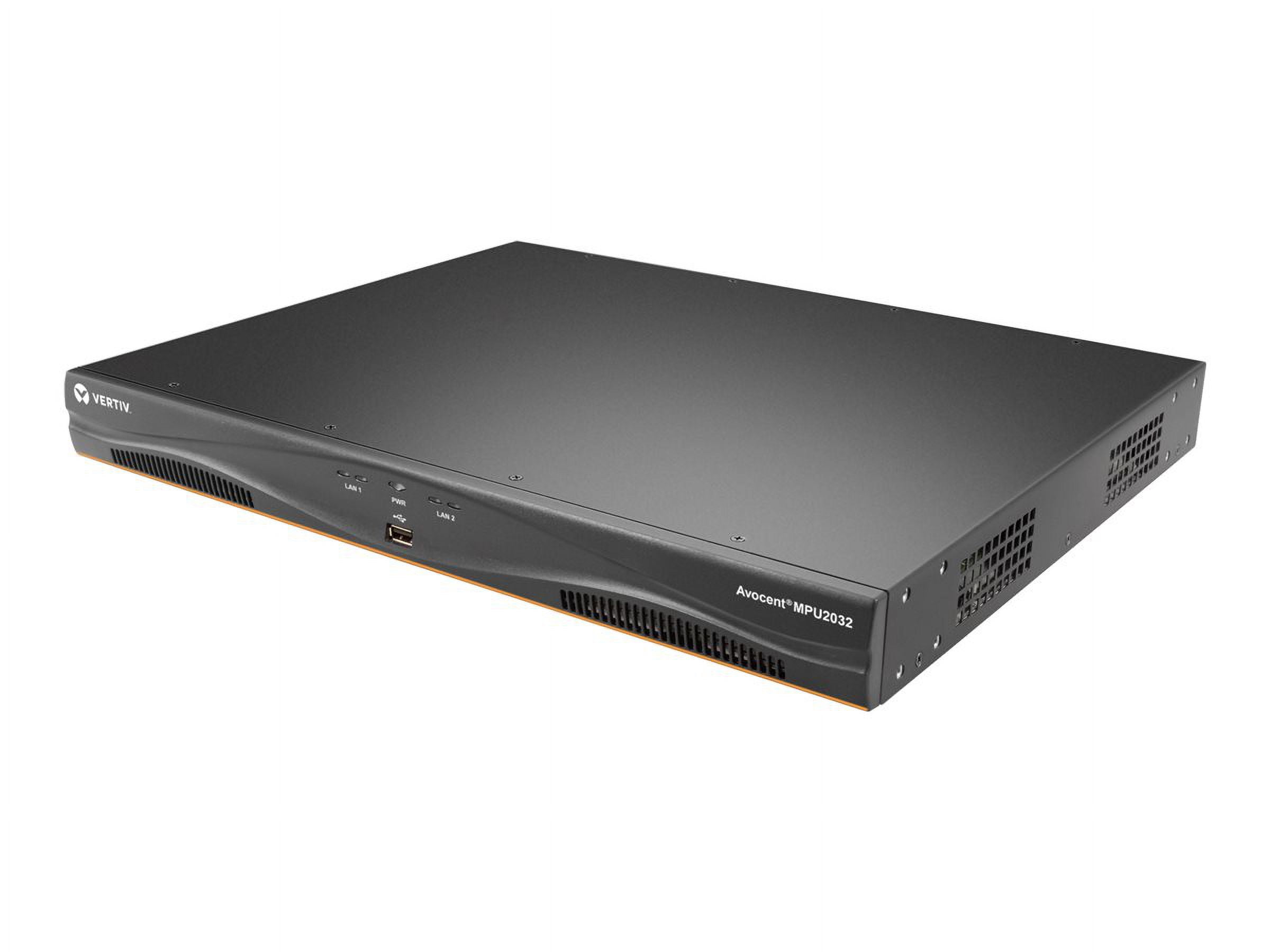 Vertiv Avocent MPU KVM Switch | 32 port | 2 Digital Path | Dual AC Power TAA - KVM over IP Switches| Remote Access to KVM, USB and serial connections| 2-Year Full Coverage Factory Warranty