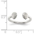 thumbnail image 3 of 925 Sterling Shell Anneau Vie de la Mer, 3 of 7