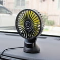thumbnail image 5 of TIERPOP USB Vehicle Air Cooling Fan Cup Holder 360° Rotation Fan Mount Adjustable 12/24V, 5 of 16