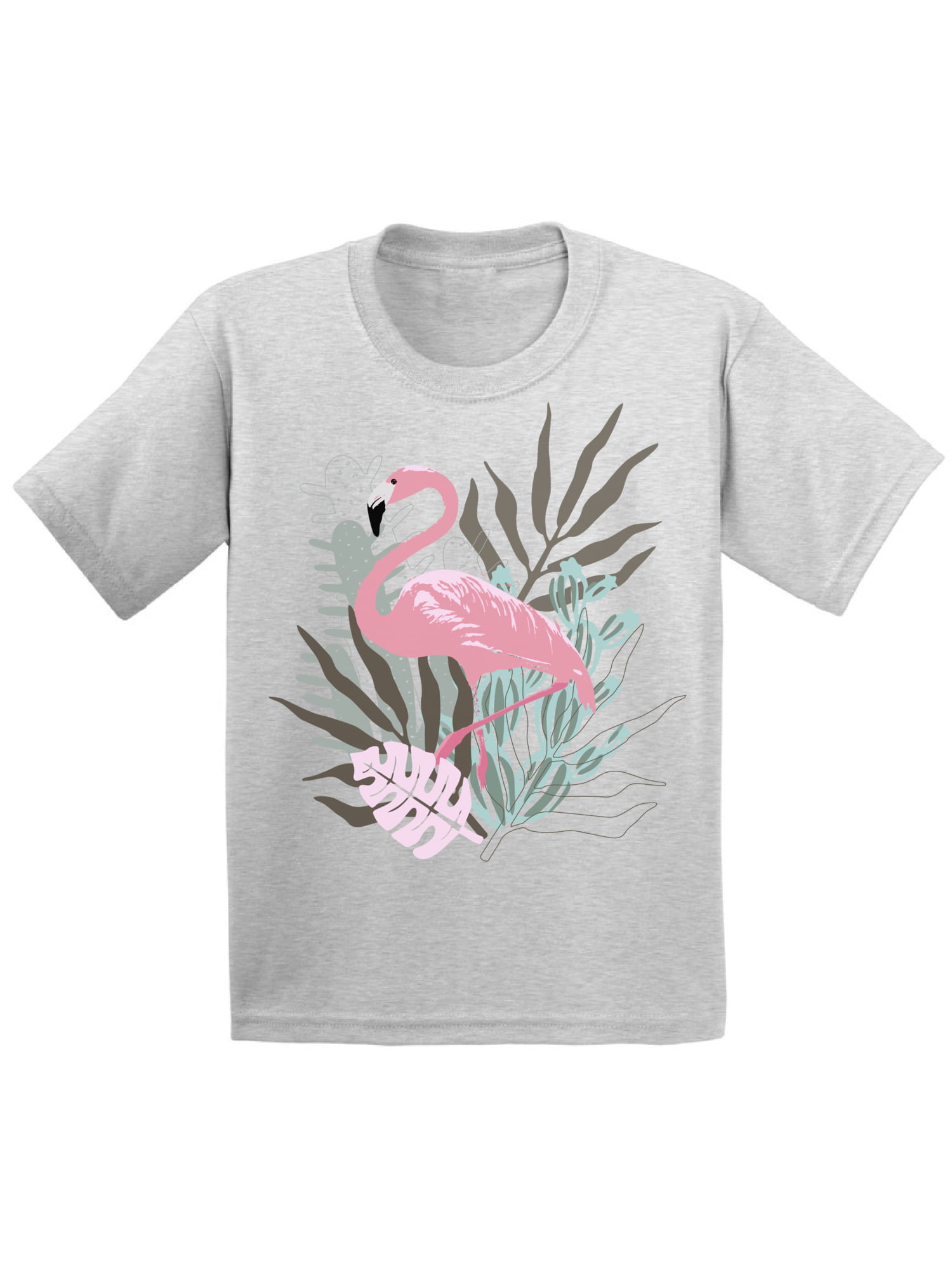 Awkward Styles - Awkward Styles Floral Flamingo Youth Shirt Cute Summer ...