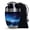 #4 Blue, variant on YATSKIA Blue Swirl memorial urn for adult human ashes male and female, burial urn large for ashes of women and men, (200 Cubic, Large 10 Inch)