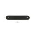 thumbnail image 3 of GlideRite 4-3/4" Rounded Backplate 3-3/4" 96mm Center-Center, Oil Rubbed Bronze, 3 of 3