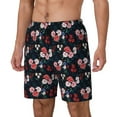 thumbnail image 2 of Balery Rose Flowers Mens Swim Trunks Swim Shorts for Men Quick Dry Inseam Beach Shorts with Compression Liner Pocket-Large, 2 of 9
