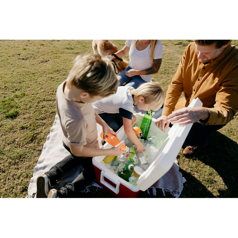 9 Qt Laguna ICE Chest Cooler Small Camping Picnic Sport Drink Outdoor  Party, Red