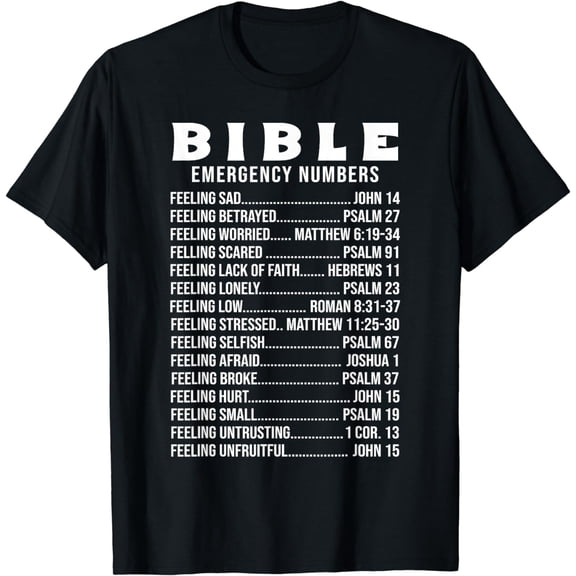 Bible Emergency Hotline Numbers T-Shirt