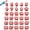 red, variant on Numbered Pencil Toppers 1-30,Reusable Number Pencil Labels Portable Classroom Pencil Toppers for Manage Tracking and Organization Instructional Supplies(Mixed 3 colors)