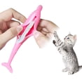 thumbnail image 3 of 2 Pack Silicone Cat Toothbrush Cat Catnip Toy Fish-Shaped, 3 of 5