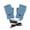 Blue, variant on Miogawg Winter USB Heated Gloves, Full & Half Fingers Usb Hand Warmer Electric Hand Warming Gloves, With Button Heated Mittens, Washable Knitting Typing Gloves