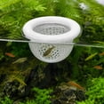thumbnail image 5 of White Floating Cave with Feeding Ring, Hollow Plastic Breeding Shelter for Cichlid Tank, Deterioration-proof Aquarium Decor for Small Fish, Topliu, 5 of 6
