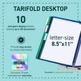 thumbnail image 2 of Djois® Desktop Display System, Durable Steel Wire Frames, Letter-Size, 10 Pockets, Assorted, 2 of 5