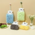 thumbnail image 3 of YAOMOBB Animal Design Hand Towel Cartoon Design Hand Towel Quick Dry Hanging Wipe Towel Reusable Cleaning Home Kitchen Bathroom, 3 of 7