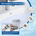 thumbnail image 5 of 2 Pack 3 in 1 Bathroom Sink Drain Strainer, Universal Pop Up Stopper with Removable Stainless Steel Filter Basket Hair Catcher, Sink Plug for 1.1''~2.36'' Basin, Brass Bullet Core, Chrome, 5 of 9