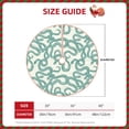 thumbnail image 3 of Daiia Hand Drawn Snake Drawing Merry Christmas Tree Skirt , Xmas Large Lace-up Tree Skirt, Santa Snowflakes Rustic Home Decorations New Year Party Farmhouse Decor-30", 3 of 7
