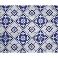 thumbnail image 4 of oneOone Polyester Lycra White Fabric Floral & Tiles Moroccan Craft Projects Decor Fabric Printed By The Yard 56 Inch Wide, 4 of 4