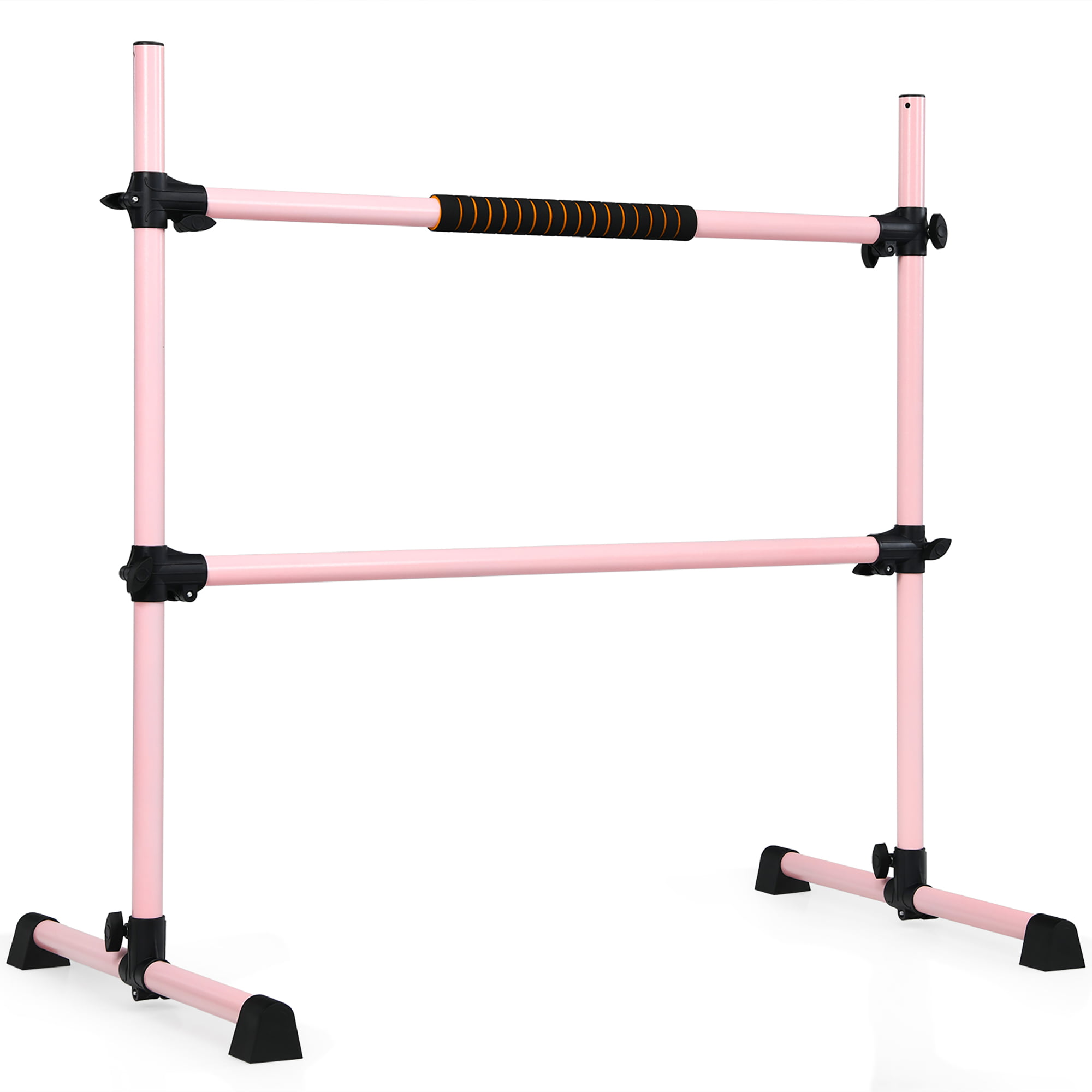 Yes4All Premium Ballet Barre Portable for Home 5FT/7FT/8FT Multicolor Double Ballet Bar for Kids & Adults with Carry Bag Support 300lbs Lightweight 