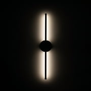 Ozarke Energy Efficient LED Black Wall Sconce