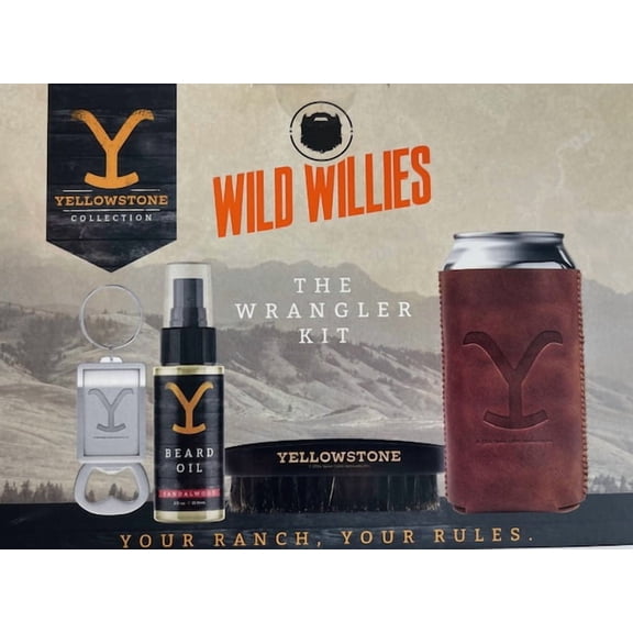 Wild Willies Yellowstone Beard Wrangler Kit