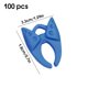 thumbnail image 5 of abrazadera de bobina reutilizable flexible de silicona clip de soporte de color sólido utensilios de acolchado de bordado accesorios de herramientas de protección azul Inevent HA010266-01B, 5 of 7