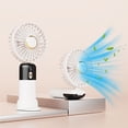 thumbnail image 4 of ¡Compra Inteligente!, Ventilador de mano pequeño, silencioso, plegable, portátil, de escritorio Akmoler, 4 of 8