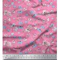 thumbnail image 1 of Soimoi Poly Georgette Fabric Artistic Floral Print Fabric by Yard 42 Inch Wide, 1 of 5