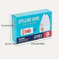 thumbnail image 5 of Matching Letter Game Spelling English Alphabet Letters Cards Language Early Educational Toys, 5 of 5