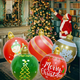 thumbnail image 4 of Globo inflable de Navidad para decoración de jardín, PVC, impermeable, para exteriores, patio, boda, decoración navideña, globo de 60 cm, 4 of 5