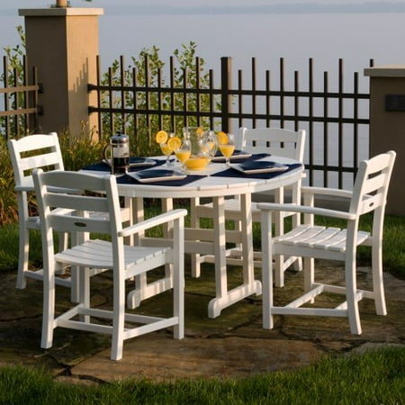 POLYWOOD La Casa Cafe 5 Piece Dining Set