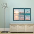 thumbnail image 3 of IDEA4WALL Wall Murals for Bedroom Fake Window Beach Blue Window Removable Wallpaper Peel and Stick Wall Stickers - 24x32 inches, 3 of 4