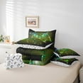thumbnail image 4 of Erosebridal Video Game Bedding Sets Twin Size,Geometric Hexagon Comforter Sets with Sheets,Gradient Decor,Reversible,7pcs, 4 of 5