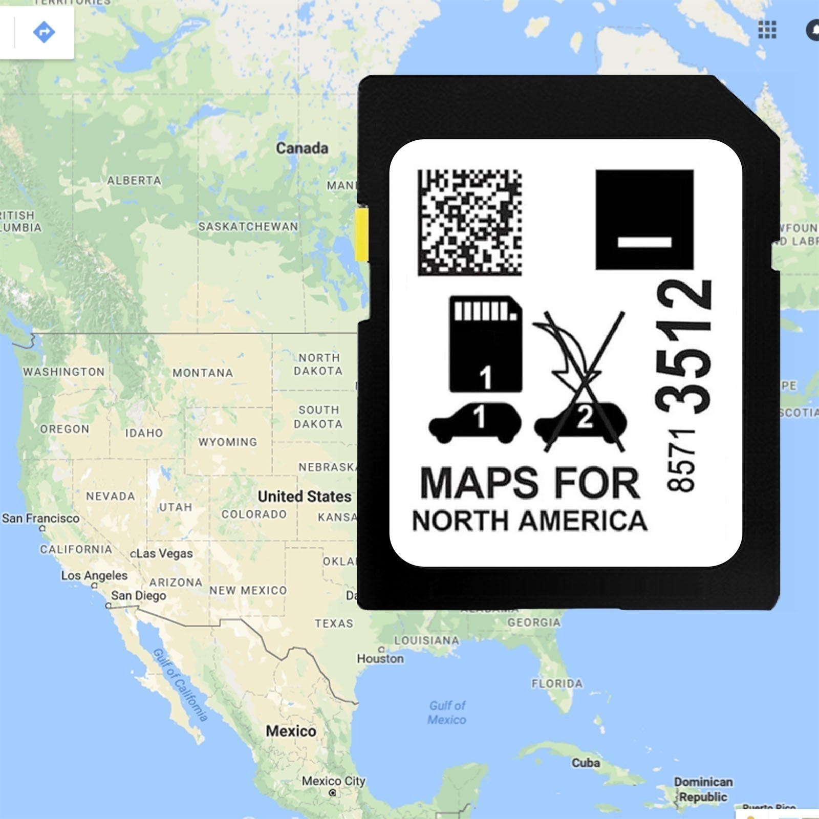 Latest Navigation SD Card 85713512 Fits 2019-2023 compatible with Enclave Encore Envision CT4 CT5 XT6 Escalade Camaro Colorado Corvette Silverado Suburban Acadia Tahoe Canyon Yukon Sierra