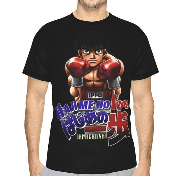 Hajime No Ippo Kamogawa Boxing Gym Unisex 3d Pattern Printed Short Sleeve T-Shirts Casual Graphics Tees Small