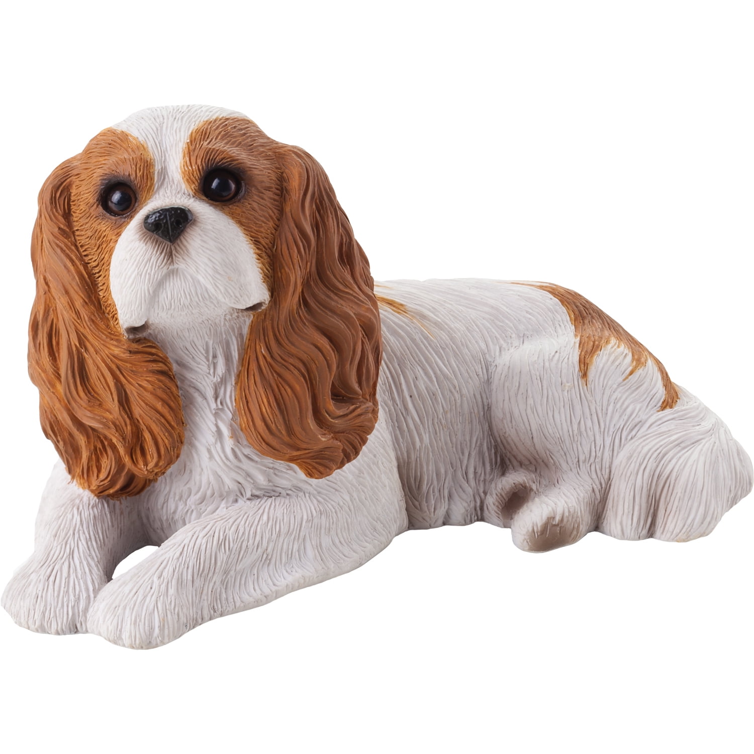One Cavalier King Charles Dog Fan Pull With Paw Prints On The Back 1" 