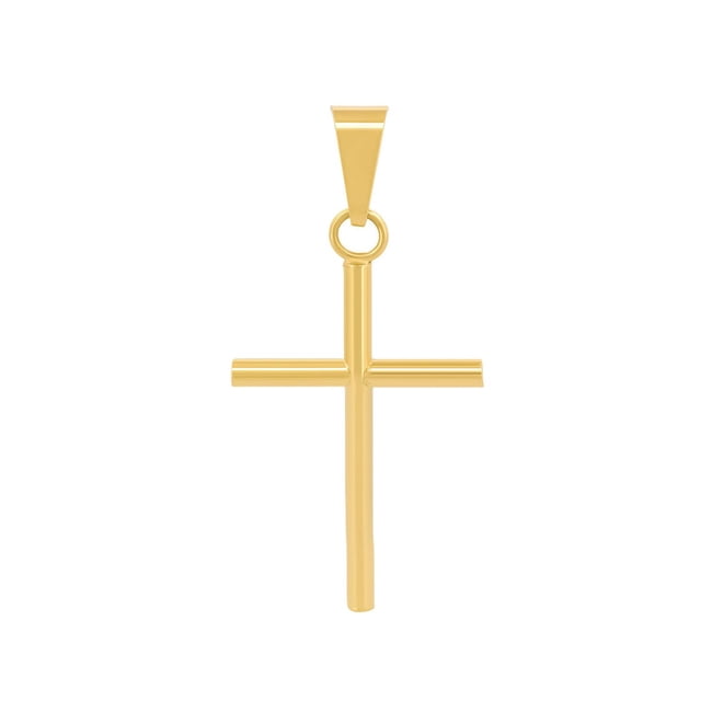Dije Cruz Tubo 2.6 cm Oro 10k Casa del Anillo