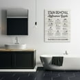 thumbnail image 2 of Stupell IndustriesStain Removal Reference Guide TypographyCanvas Wall Art by Lettered and Lined, 2 of 6