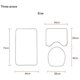 thumbnail image 2 of brillar Juego de 3 piezas de alfombrillas de ducha para baño + alfombrillas para baño de pies + funda para asiento de inodoro, 2 of 4
