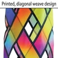 thumbnail image 3 of In the Breeze 5215 — Jewel Diagonal Weave 40" Windsock — Colorful Lattice Windsock with Color-Coordinated Tails, 3 of 7