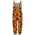 Bjutir Toddler Girls Jumpsuits Baby Halloween Prints Jumpsuit