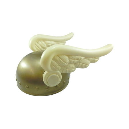 

Hermes Winged Helmet Costume Gold One Size