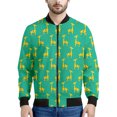 thumbnail image 3 of Chaqueta con estampado 3D de jirafa y dibujos animados para hombre, sudadera holgada, chaqueta informal con cremallera para niño, ropa de calle, abrigo, 3 of 5