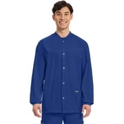 Cherokee Workwear Professionals Men Warm Up Scrubs Jacket Snap Front WW360