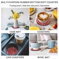 thumbnail image 5 of Valentines Coasters Set of 6, Absorbent Coasters for Drinks, Romantic Red Love Heart Coaster for Desk Coffee Table Protection, Home Decor House Warming Gifts 4", 5 of 8