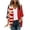 Multicolor#floral cardigan for women, variant on 4th of July Floral Cardigans for Women Open Front 3/4 Sleeve Kimono 250th Anniversary Patriotic Printed Chiffon Cover Up Summer Lightweight Cardigan Jacket Multicolor XXL