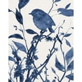 thumbnail image 2 of Robinson, Carol 26x32 White Modern Wood Framed Museum Art Print Titled - Bluebird Silhouette II, 2 of 4