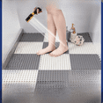 thumbnail image 2 of Alfombrilla antideslizante para baño, alfombrilla para ducha, alfombrilla para suelo totalmente extendida, hueca, sin fugas de olores, alfombrilla antideslizante para suelo con empalmes, 2 of 4