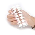 thumbnail image 1 of 16pcs Semi Cured Gel Nail Polish Strips Adhesive Full Wrap Gel Nail Art Stickers Waterproof Gel Nail Wraps Stickers, 1 of 5