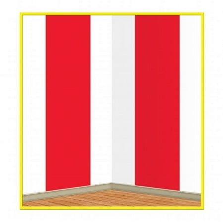 Image of DDI 1906225 Red & White Stripes Backdrop Case of 6