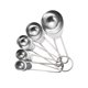 thumbnail image 4 of Cucharas de medición de acero inoxidable que no se oxidan escalas de polvo Scotas apilables Stainleess Manejado Café Herramientas de azúcar 5 piezas Inevent HA010009-00, 4 of 6