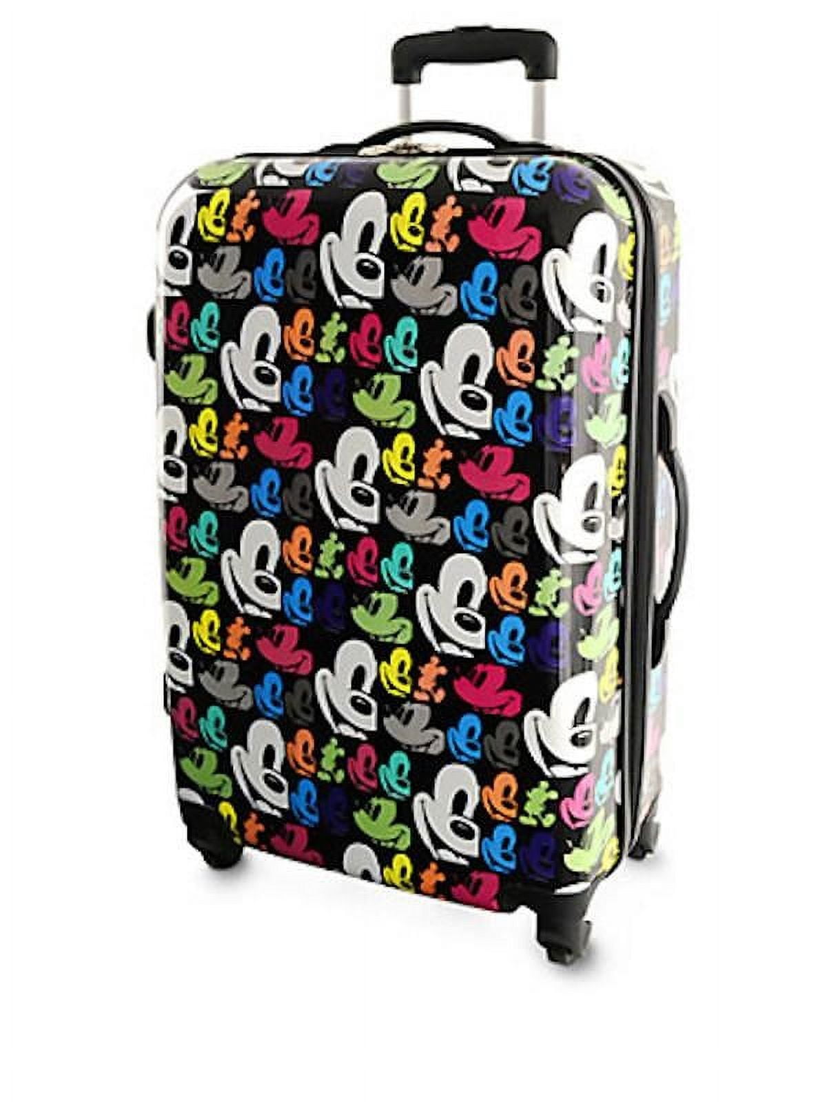 Kids Mickey Mouse Abstract Art Suitcase, Unique Suitcase, Custom Traveling  Luggage 